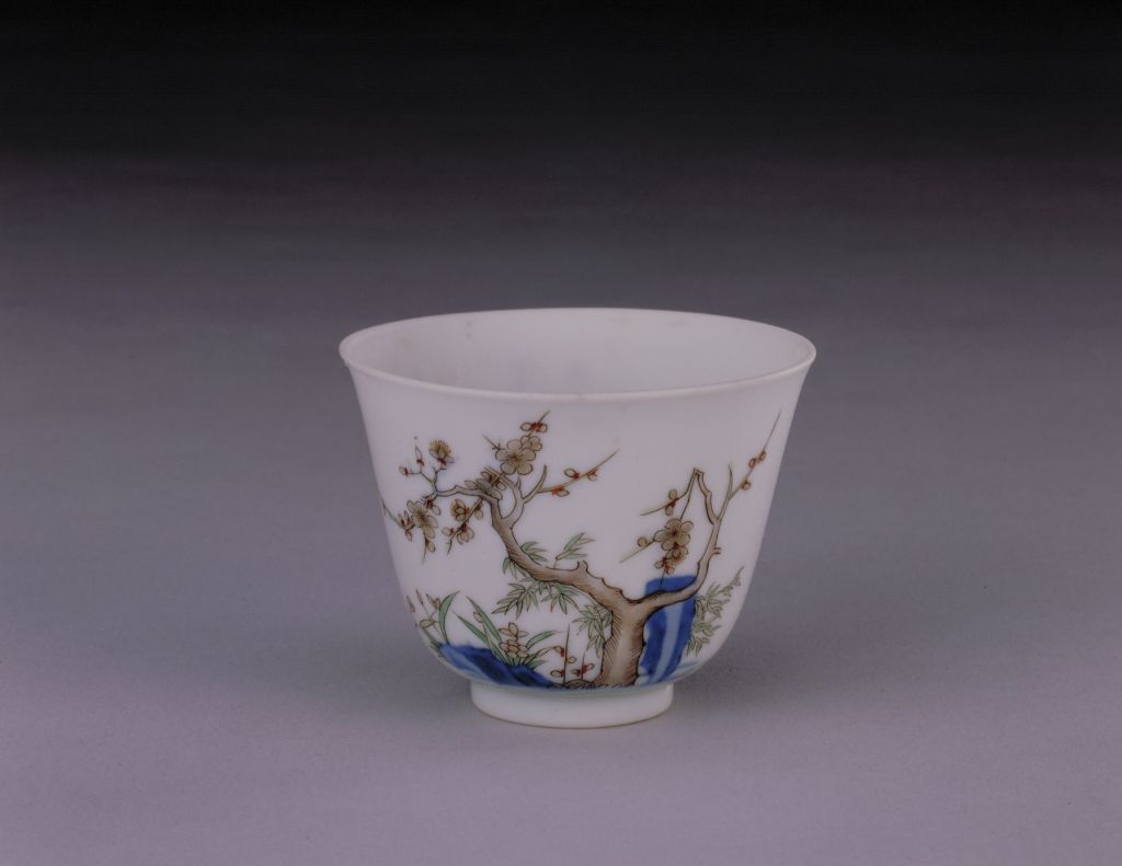 图片[12]-Five-color December flower cup-China Archive